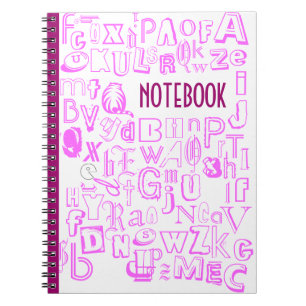 Carnet Alphabet (Fuchsia)