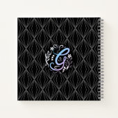 Carnet Alphabet G Monogramme manuscrit (Dos)