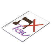 Carnet Alphabet hébreu Tav (Côté gauche)