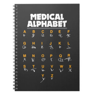 Carnet Alphabet Médicale pour médecins Nurses Chemists
