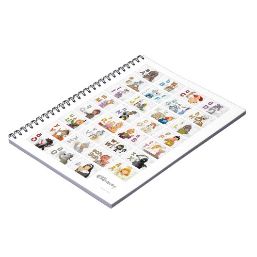 Carnet Alphabet numérique allemand (Côté gauche)