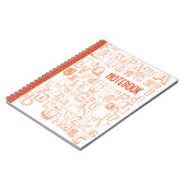 Carnet Alphabet (orange) (Côté gauche)