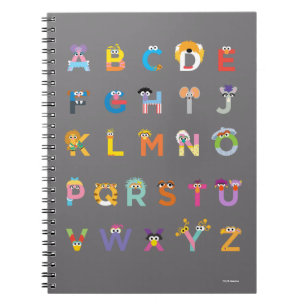 Carnet Alphabet personnalisable de Rue Sésame