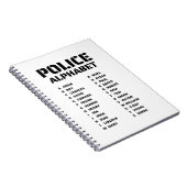 Carnet Alphabet Phonétique Police Spirale (Côté Droit)
