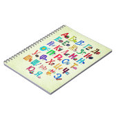 Carnet Alphabet russe avec images (Côté gauche)