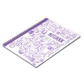 Carnet Alphabet (violet) (Côté gauche)