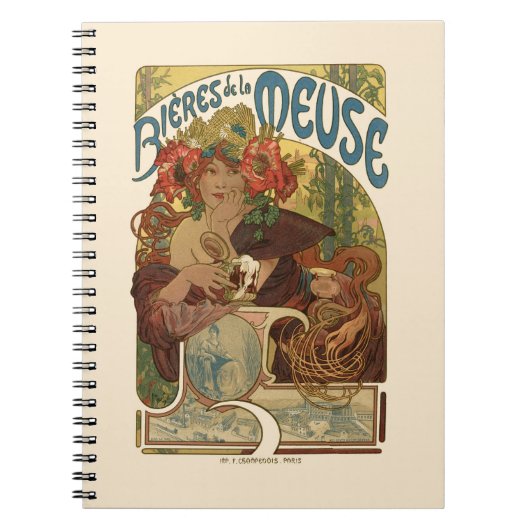 Carnet Alphonse Mucha (Devant)