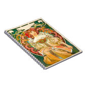 Carnet Alphonse Mucha Art Nouveau Daydream (Côté Droit)