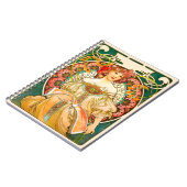 Carnet Alphonse Mucha Art Nouveau Daydream (Côté gauche)