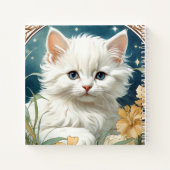 Carnet Alphonse Mucha Art Nouveau Kitten (Dos)