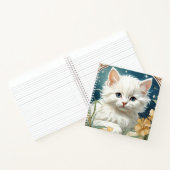 Carnet Alphonse Mucha Art Nouveau Kitten (Intérieur)