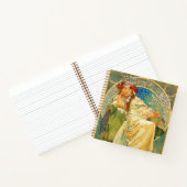 Carnet Alphonse Mucha Art Nouveau Princesse Hyacinth (Intérieur)
