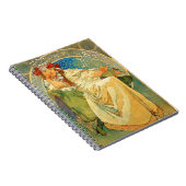 Carnet Alphonse Mucha Art Nouveau Princesse Hyacinth (Côté Droit)