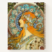 Carnet Alphonse Mucha Art Nouveau Zodiac (Dos)