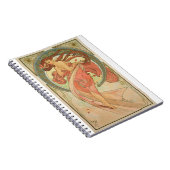 Carnet Alphonse Mucha - Danse (Côté Droit)