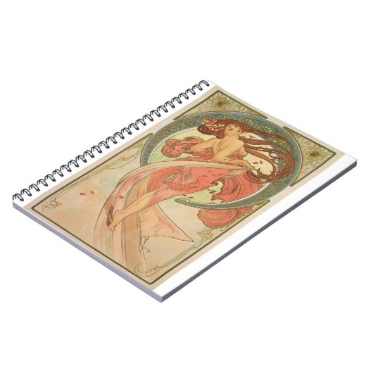 Carnet Alphonse Mucha - Danse (Côté gauche)