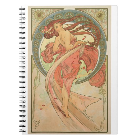 Carnet Alphonse Mucha - Danse (Devant)