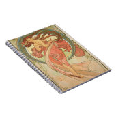 Carnet Alphonse Mucha - danse (Côté Droit)