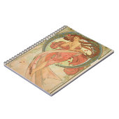 Carnet Alphonse Mucha - danse (Côté gauche)