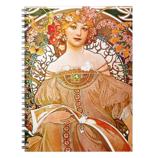 Carnet Alphonse Mucha Dreaming (Devant)