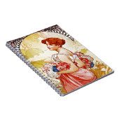 Carnet Alphonse Mucha Été (Côté Droit)