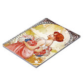 Carnet Alphonse Mucha Été (Côté gauche)