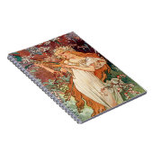 Carnet Alphonse Mucha, Les Saisons (1896) Printemps (Côté Droit)