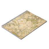 Carnet Alphonse Mucha Peonies Peony Roses Fawn 1897 (Côté gauche)