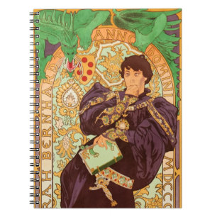 Carnet Alphonse Mucha Prince and Dragon