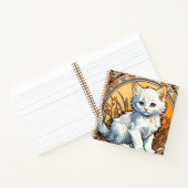 Carnet Alphonse Mucha Style Chat (Intérieur)