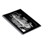 Carnet Alpine A110 in black and white (Côté Droit)