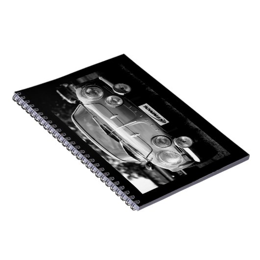 Carnet Alpine A110 in black and white (Côté Droit)