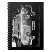 Carnet Alpine A110 in black and white (Devant)