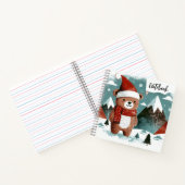 Carnet Alpine Cheer – Santa Bear dans un Pays Merveilleux (Intérieur)