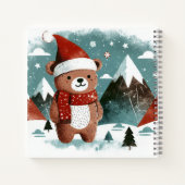 Carnet Alpine Cheer – Santa Bear dans un Pays Merveilleux (Dos)
