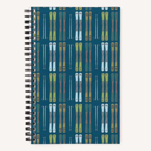 Carnet Alpine Ski Spiral Notbeook (Recto)