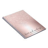 Carnet Aluminium métallique d'or de cheveux de maquillage (Côté Droit)