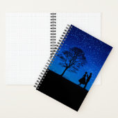 Carnet Amants sous une pleine lune (À l'intérieur)