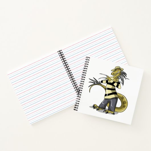Carnet Amargasaurus Pose Comme Freddy Krueger. (Intérieur)