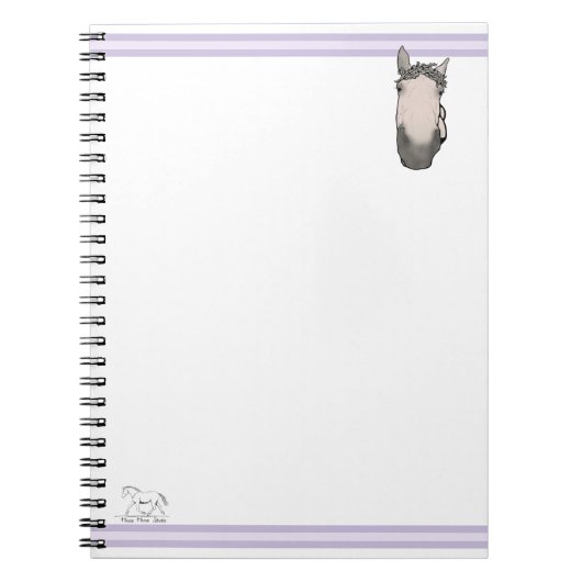 Carnet Amateur de chevaux drôle, museau de supervision fa (Devant)