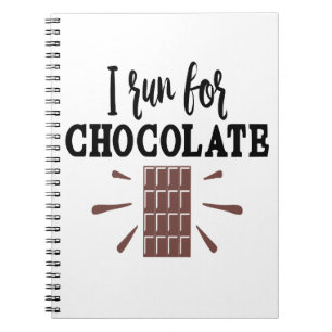 Carnet Amateur de chocolat drôle Chocomaniaque Foodie Die