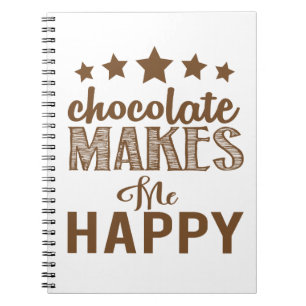 Carnet Amateur de chocolat drôle Chocomaniaque Foodie Rég