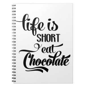 Carnet Amateur de chocolat drôle Chocomaniaque Foodie Rég