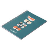 Carnet Amateur de Sushi Japonais Personnalisé (Côté gauche)