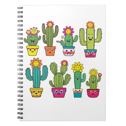 Carnet Amateurs de cactus mignons (Devant)