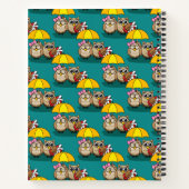 Carnet Amateurs de chouette avec parapluie et boîte de ch (Dos)