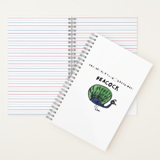 Carnet Amateurs de paon (À l'intérieur)