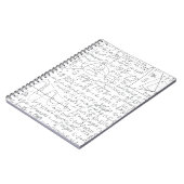 Carnet Amateurs mathématiques, Formule mathématiques, Gee (Côté gauche)