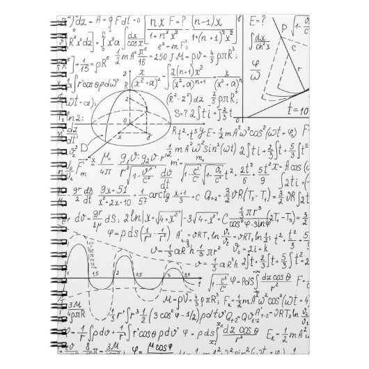 Carnet Amateurs mathématiques, Formule mathématiques, Gee (Devant)