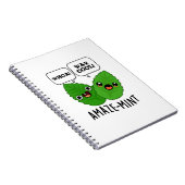Carnet Amaze-mint Blague Feuilles de Menthe Pun  (Côté Droit)